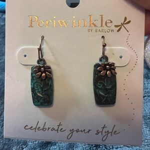 Periwinkle by Barlow Green Floral Earrings